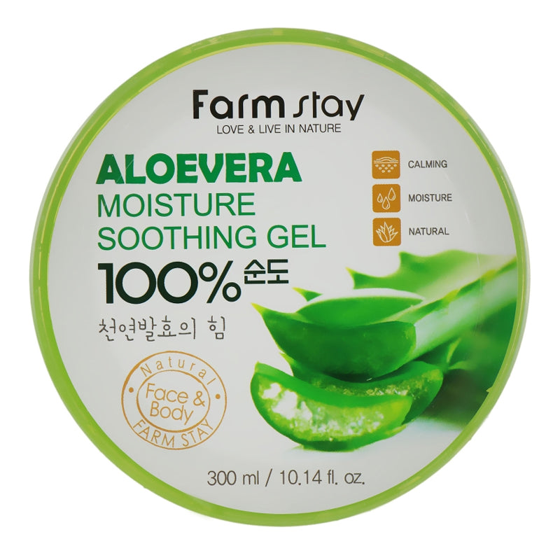 FarmStay Aloevera Moisture Soothing Gel, 300ml