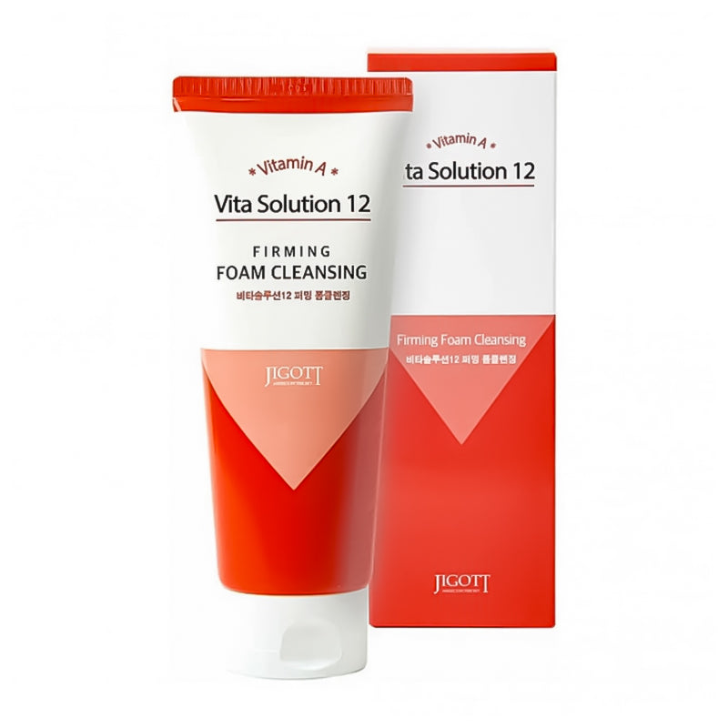 Jigott Vita Solution 12 nostiprinošas putas sejas mazgāšanai, 180 ml