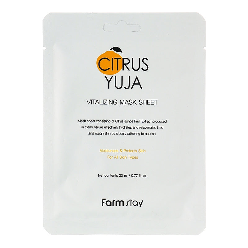 FarmStay Citrus Yuja Vitalizing auduma maska 1 gab.