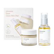 MIXSOON Bean Glass Skin Duo facial care set with soybean extract (Bean Essence 50 ml x 1 + Bean Cream 50 ml x 1)