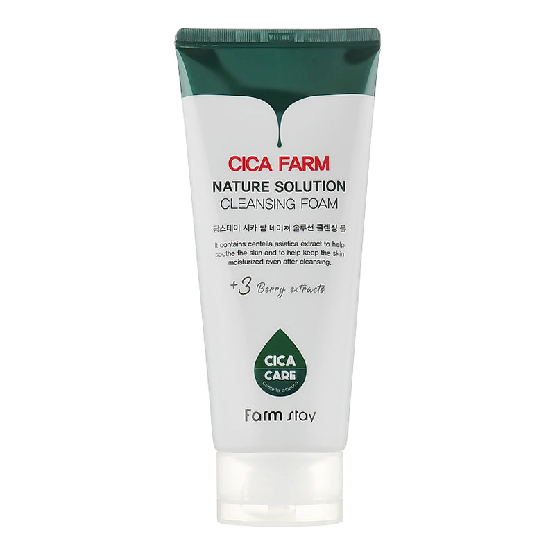 FarmStay Cica Farm Nature Solution Cleansing Foam 180 ml