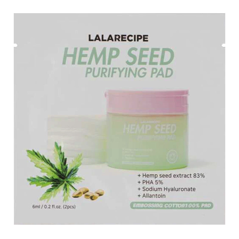 La La Recipe kaņepju sēklu attīrošs spilventiņš PARAUGS 6 ml*2 gab.