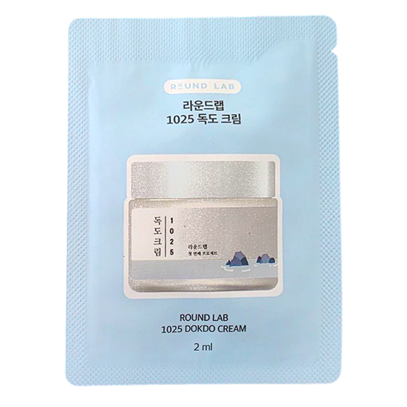 ROUND LAB 1025 Dokdo Cream Pouch Sample 2 ml