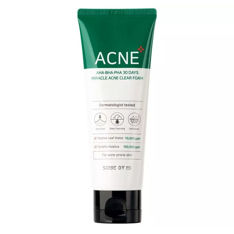 SomeByMi AHA-BHA-PHA 30 Days Miracle Acne Clear Foam, 100ml