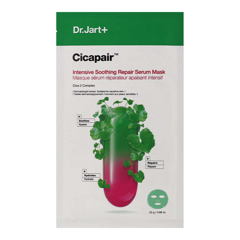 Dr. Jart+ Komplekts Cicapair Intensive Soothing Repair Serum Mask, 25 g*5 gab.