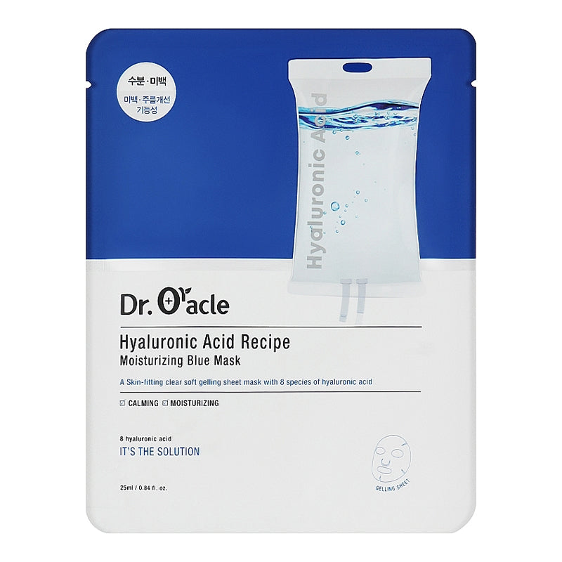 Dr. Oracle Hyaluronic Acid Recipe Moisturizing Blue Mask 1 pcs*25 ml