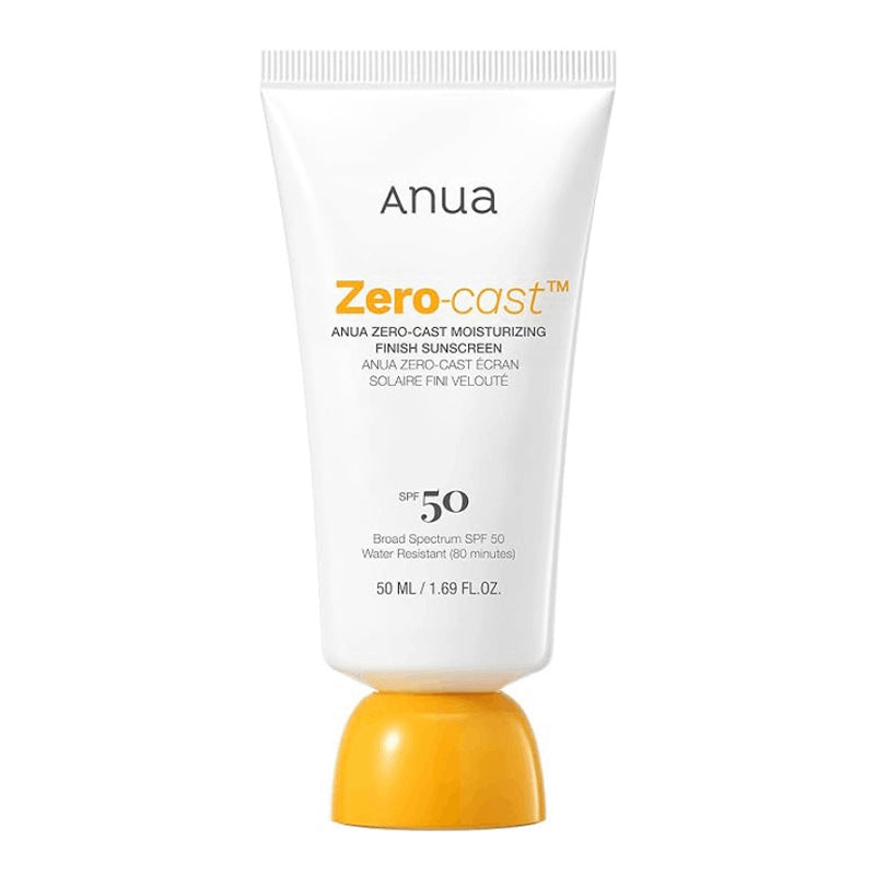 ANUA Zero-Cast mitrinošs noslēdzošais saules aizsargkrēms, 50 ml