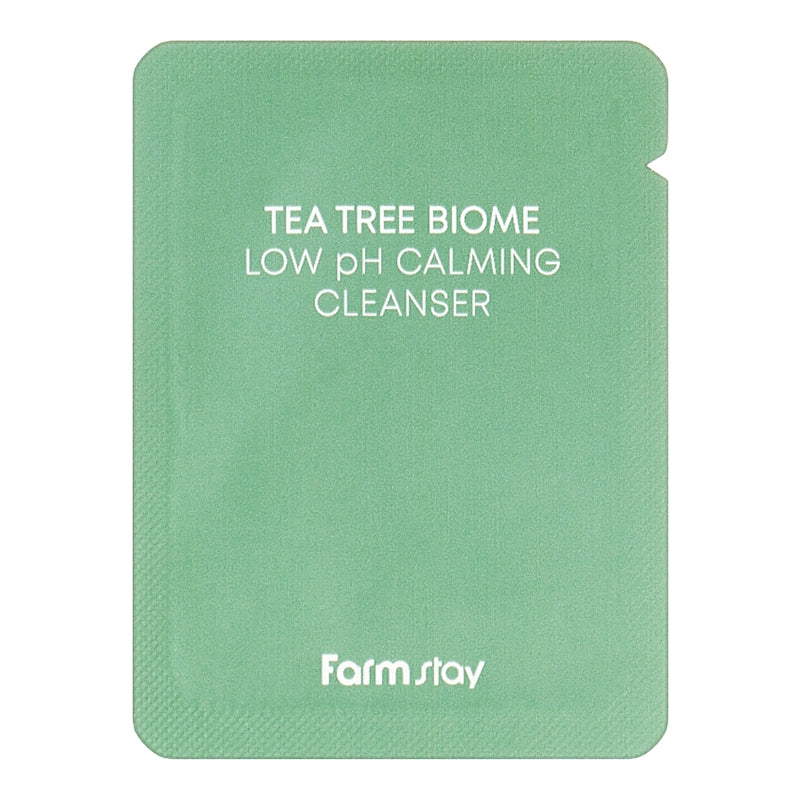 FarmStay Tea Tree Biome zema pH nomierinošs attīrošs līdzeklis PARAUGS 2 ml