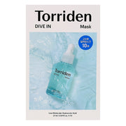 Torriden Dive In Low Molecule Hyaluronic Acid Mask, 27 ml*10