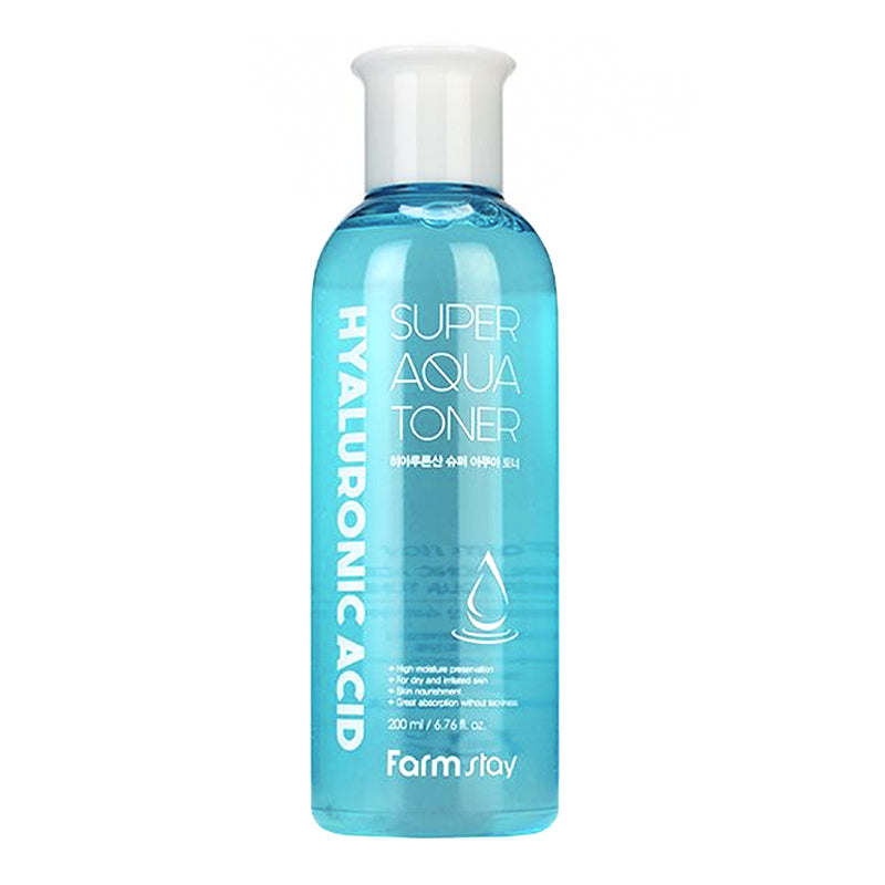 FarmStay hialuronskābes Super Aqua toniks 200 ml