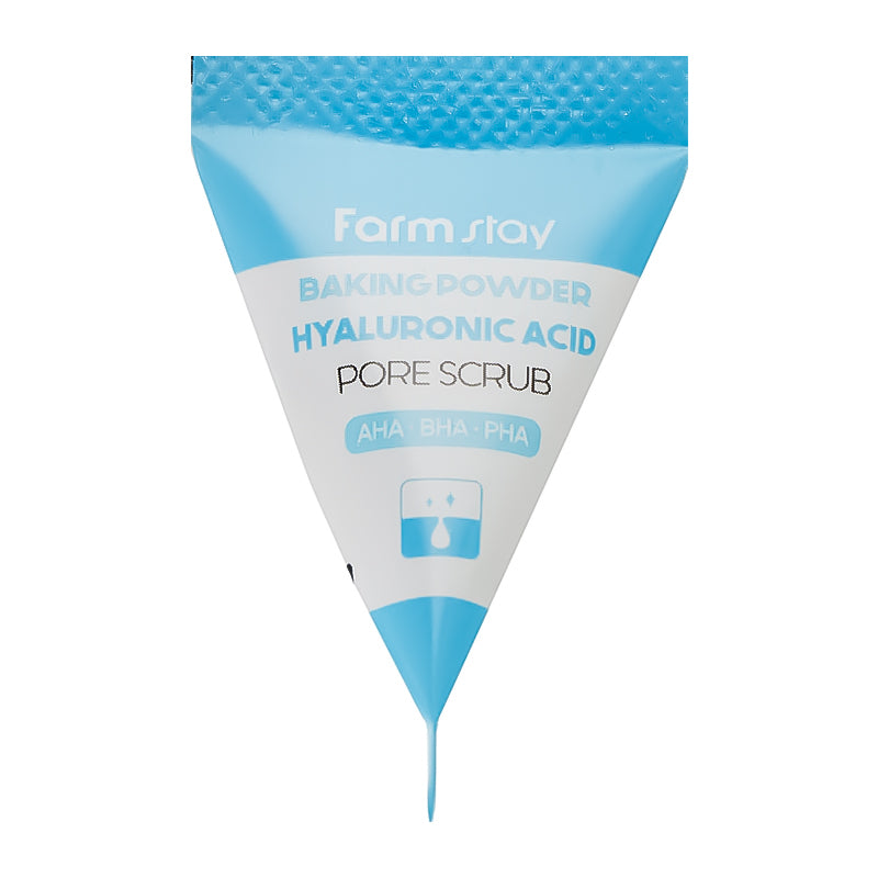 FarmStay Hyaluronic Acid Baking Powder poru skrubis, 1 gab. * 7 ml