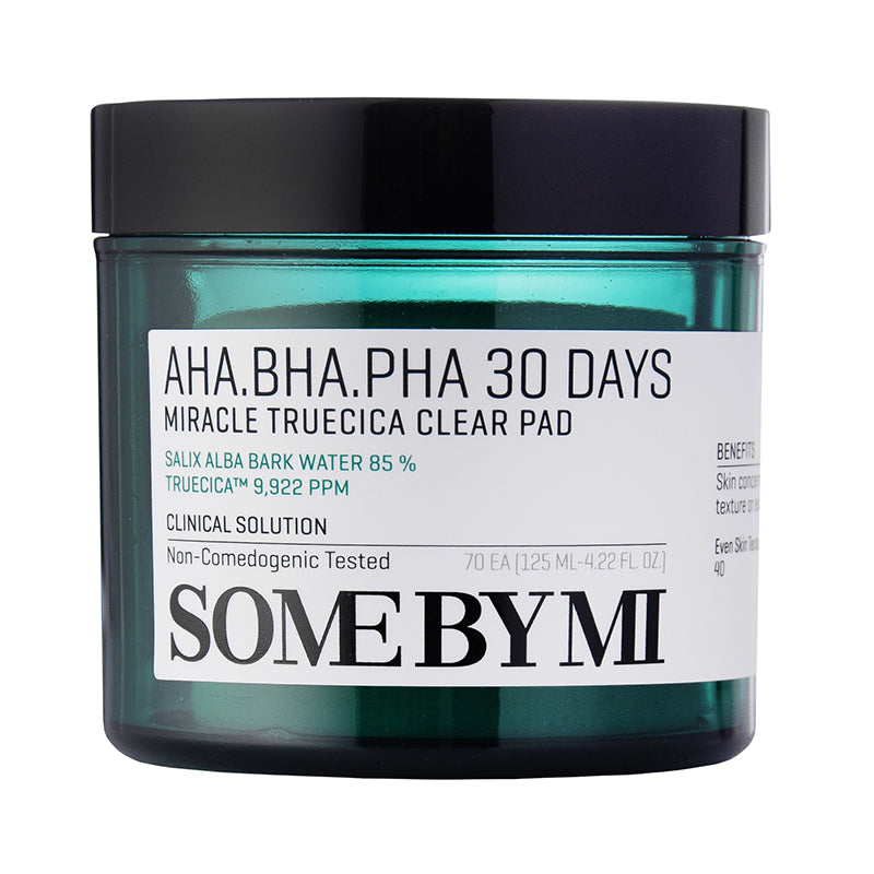 SomeByMi AHA BHA PHA 30 Days Miracle Truecica Clear Pad, 70 pcs