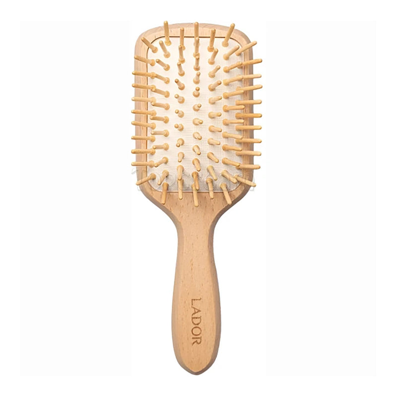 Lador Detangling Paddle Hair Brush Wood 19 cm * 4,3 cm * 6,8 cm
