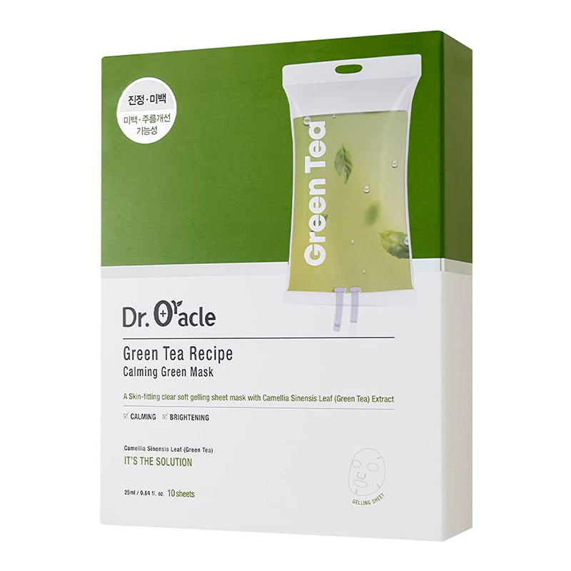 [DR.ORACLE] Zaļās tējas recepte nomierinoša zaļā maska 10 gab.*25 ml