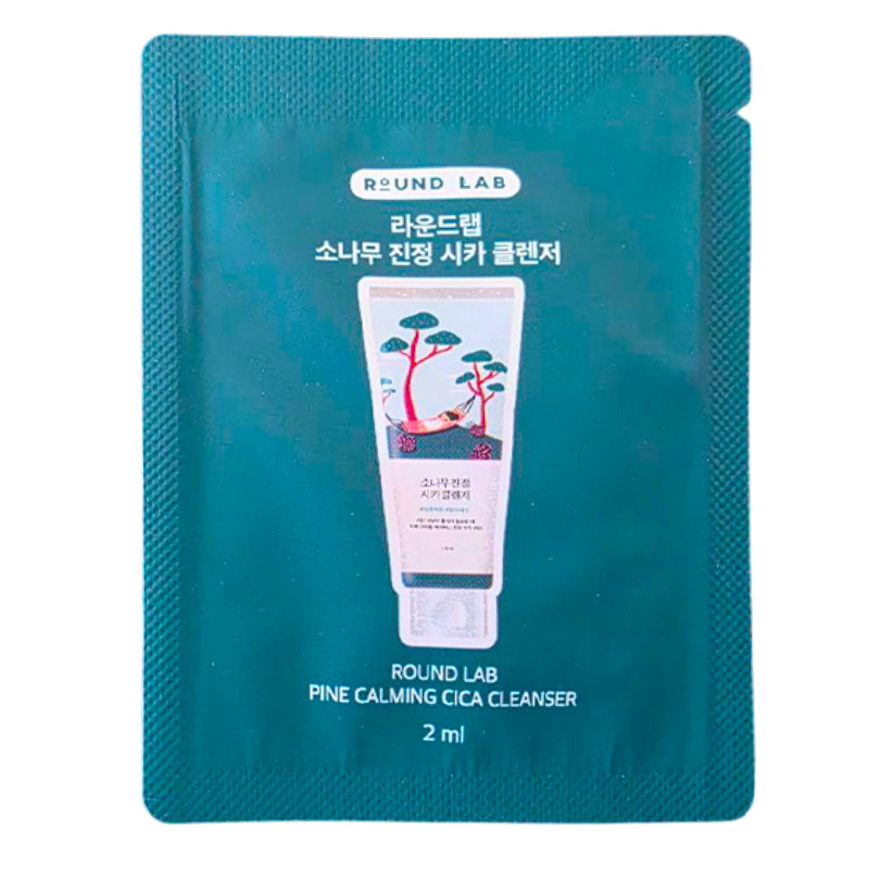 ROUND LAB SAMPLE Pine Calming Cica Cleanser Pouch Sample 2 ml