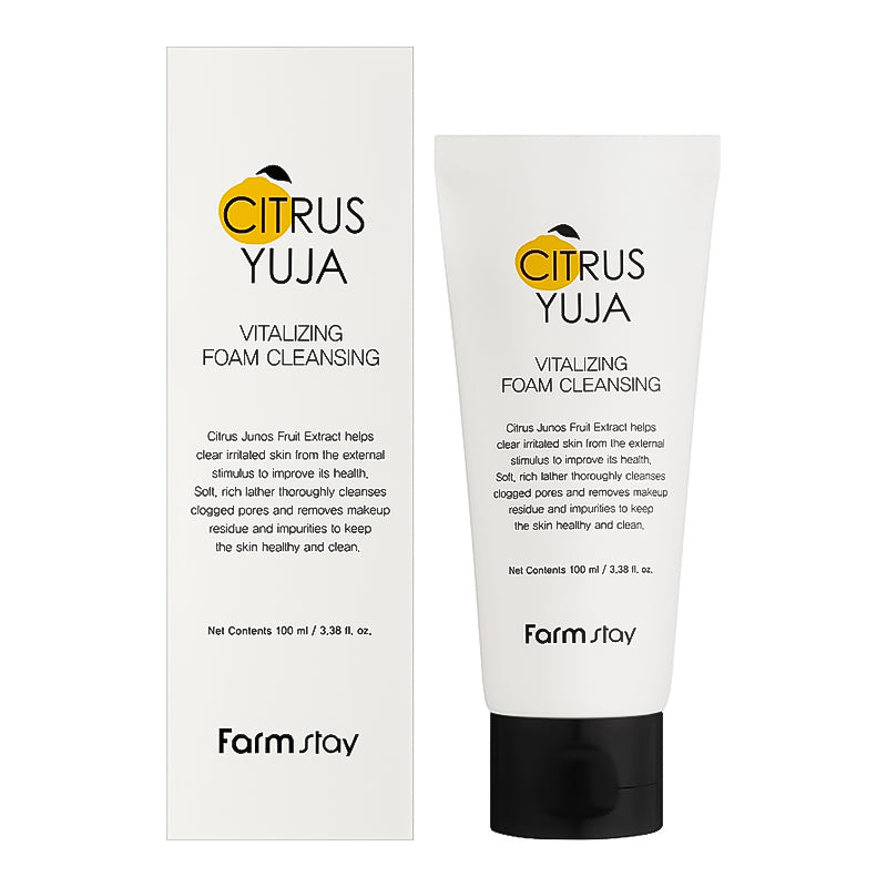 FarmStay Citrus Yuja Vitalizing attīrošās putas 100 ml
