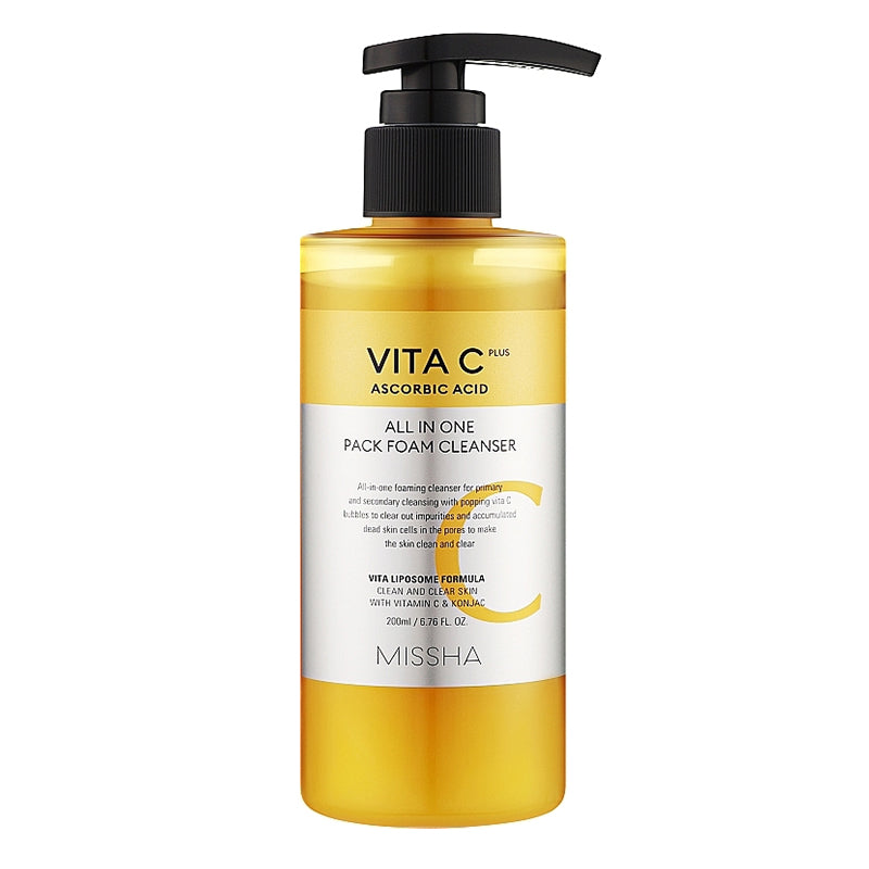 MISSHA Vita C Plus “Viss vienā” attīrošs līdzeklis, 200 ml