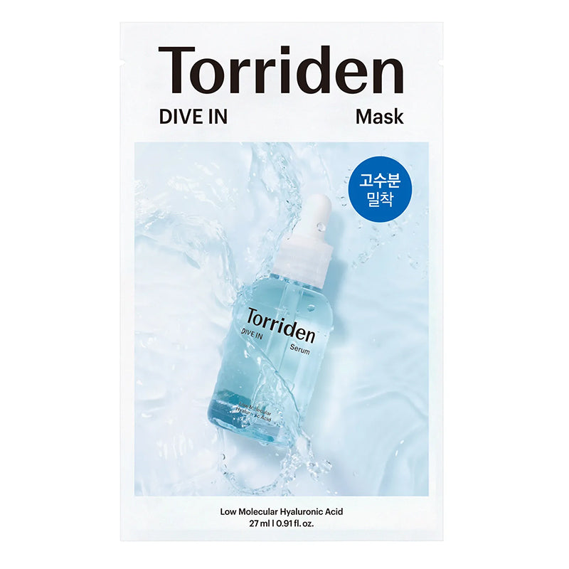 Torriden Dive In Low Molecule Hyaluronic Acid Mask, 27 ml