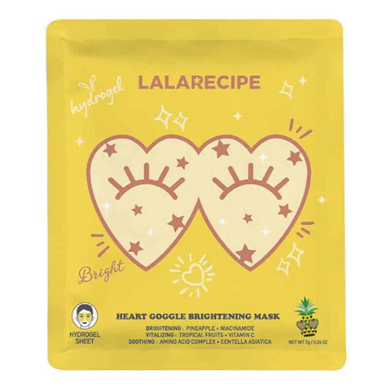 La La Recipe Heart Goggle Maska sejas ādai ar izgaismojošu efektu 7 g