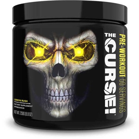 JNX Sports The Curse Lemon Rush - 250g pre-workout papildas