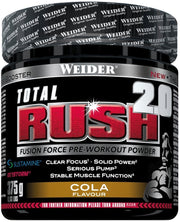 Weider Total Rush 2.0, apelsinų skonio, sporto papildas, 375 g