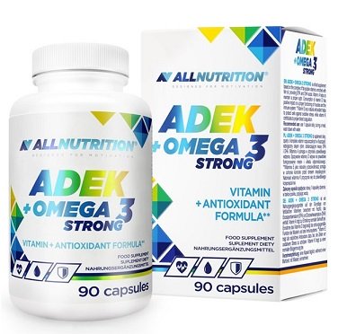 Allnutrition ADEK + Omega 3 Strong - 90 kapsulas