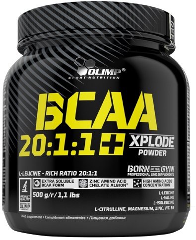 Olimp Nutrition BCAA 20:1:1 Xplode, Pear - 500 g maisto papildas