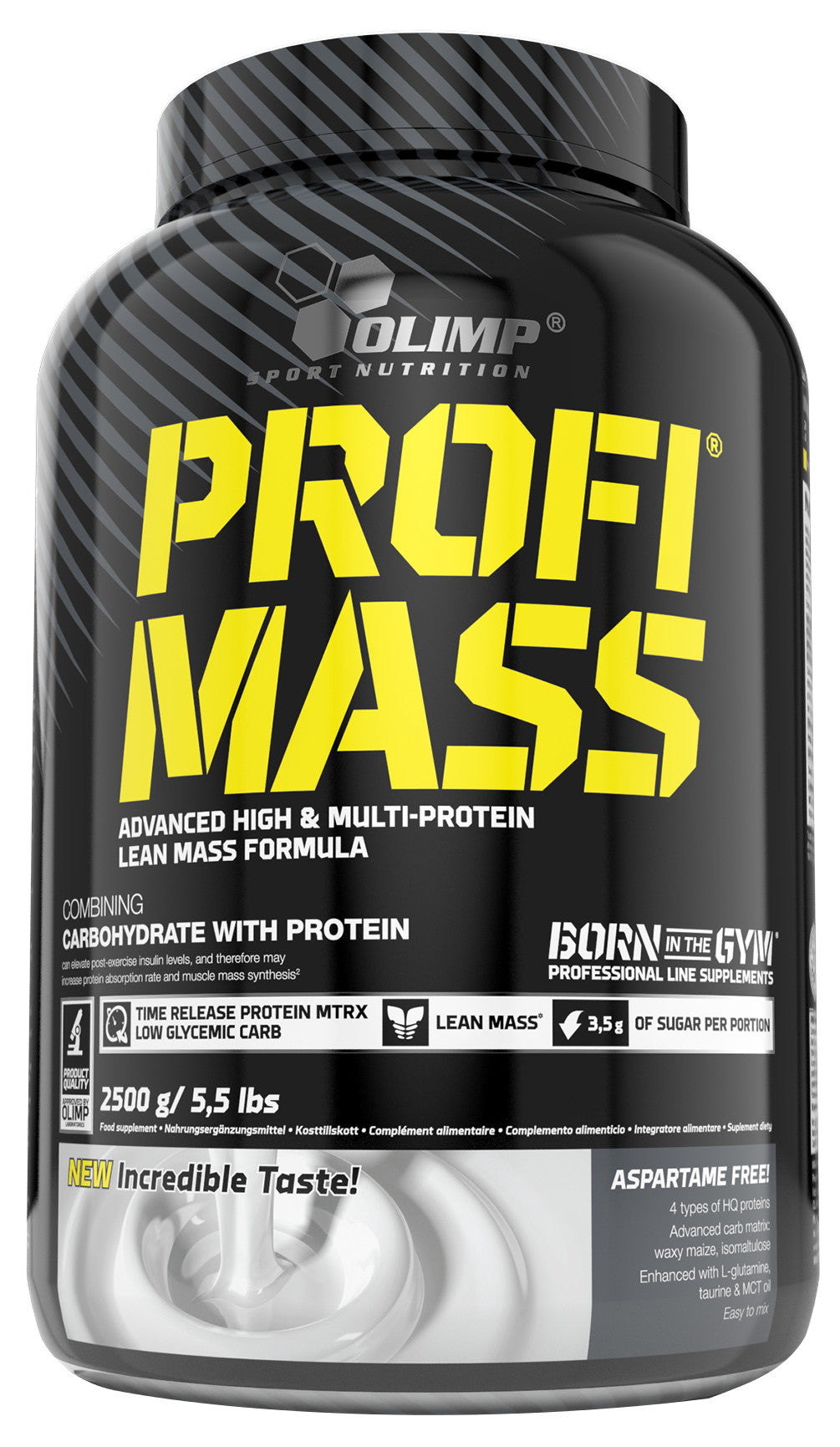Olimp Nutrition Profi Mass, Braškės, maisto papildas, sporto papildas, baltymai, angliavandeniai