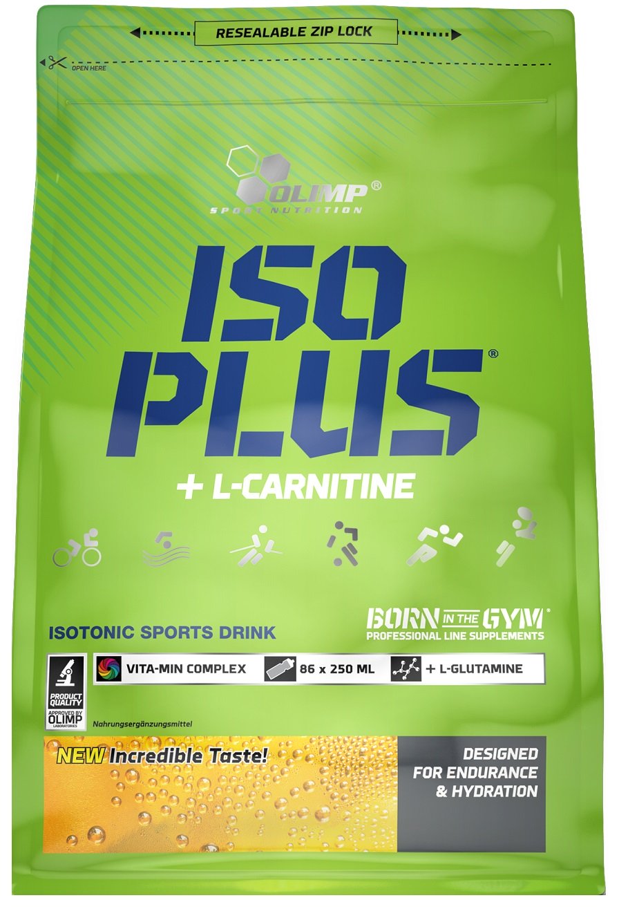 Olimp Iso Plus apelsinų sportinis gėrimas, 1505 g
