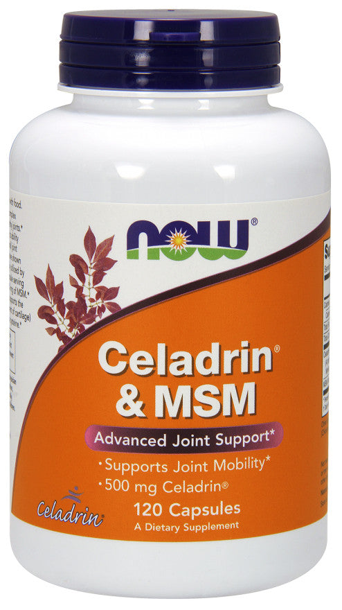 NOW Foods celadrins un MSM, 500 mg - 120 kapsulas
