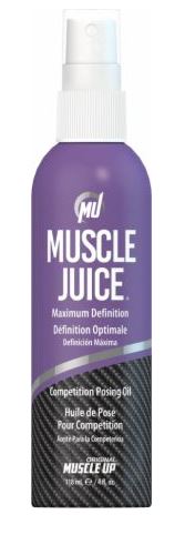 Pro Tan Muscle Juice, konkurencijos įvaizdžio aliejus purškiklis