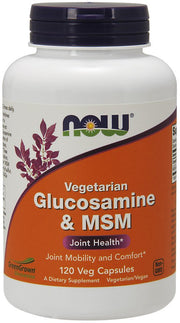 Vegetarinės gliukozamino ir MSM kapsulės