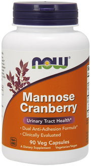 NOW Foods Mannose Cranberry kapsulės inkstams