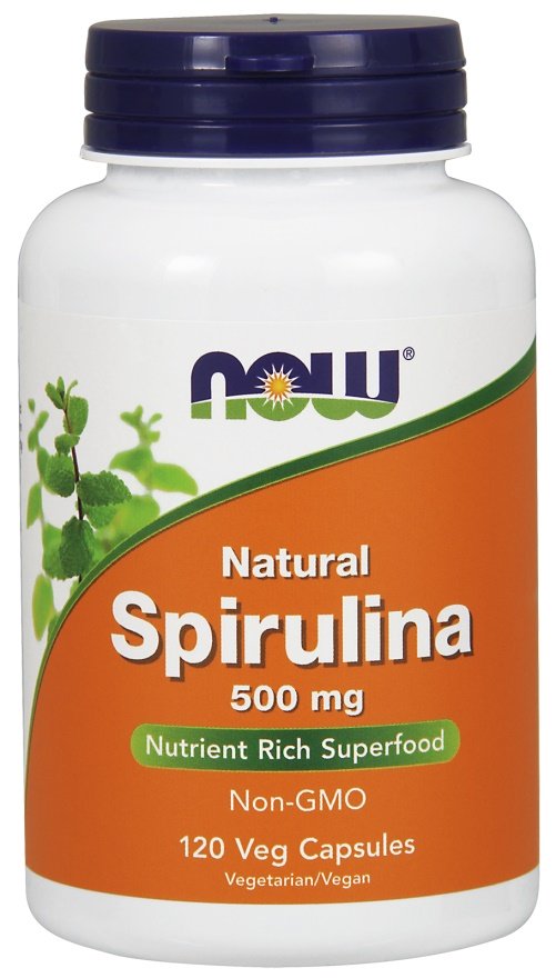 NOW Foods Spirulina kapsulės