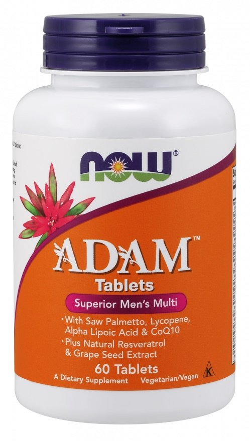 NOW Foods ADAM vyrų multivitaminai - 60 tablečių