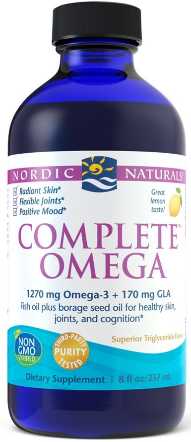 Nordic Naturals Omega papildas citrinos skoniu, 237 ml