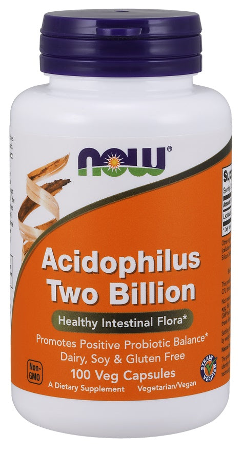 NOW Foods Acidophilus Two Billion - 100 kapsulių