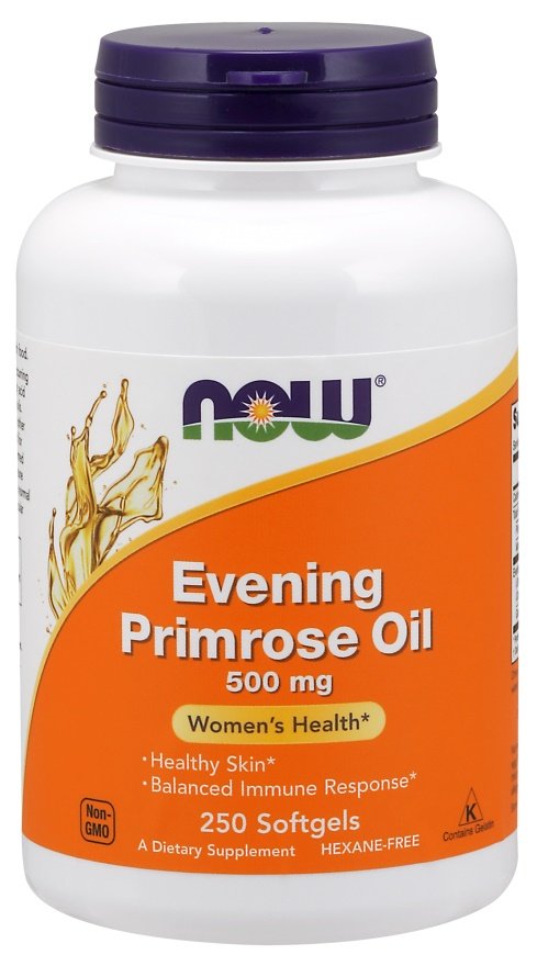 NOW Foods Evening Primrose Oil, 500mg - 250 kapsulių