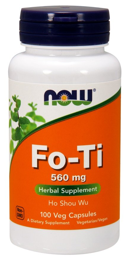 NOW Foods Fo-Ti, 560mg - 100 kapsulių, žolelių papildas