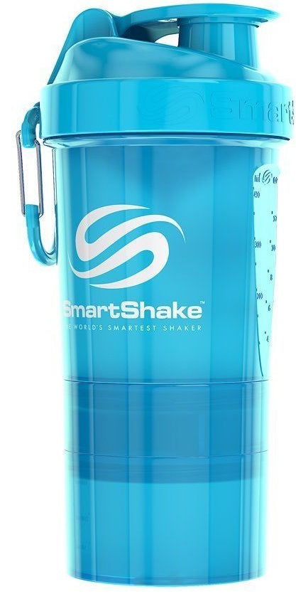 Neoninė mėlyna SmartShake maisto papildų gertuvė