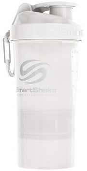 SmartShake Original2Go, balta, 600 ml, maisto papildas