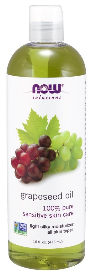 NOW Foods Grapeseed Oil - 473 ml. sveikatos ir gerovės maisto papildas