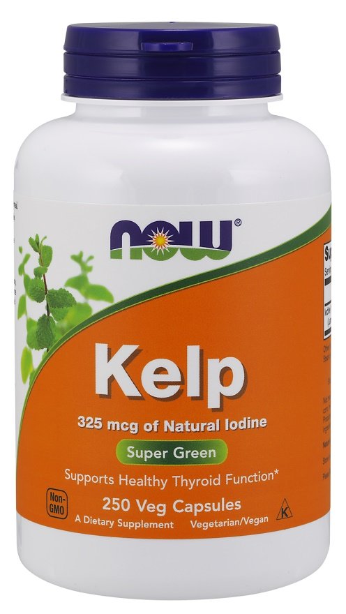 NOW Foods Kelp, 325mcg - 250 kapsulas