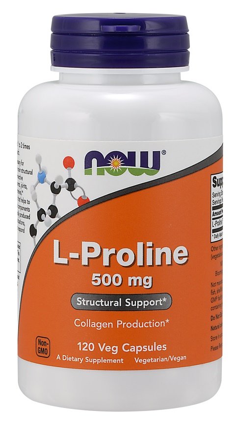 L-Proline maisto papildas kapsulės