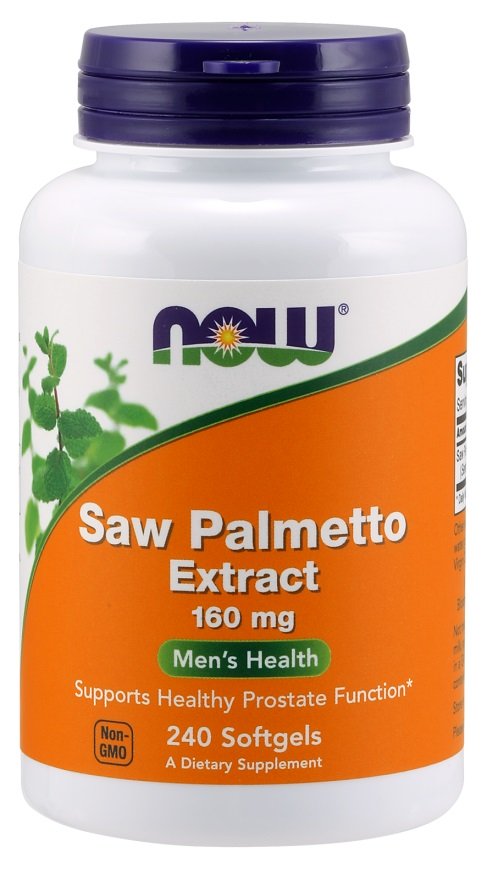 NOW Foods Saw Palmetto ekstraktas, 160mg, 240 kapsulės