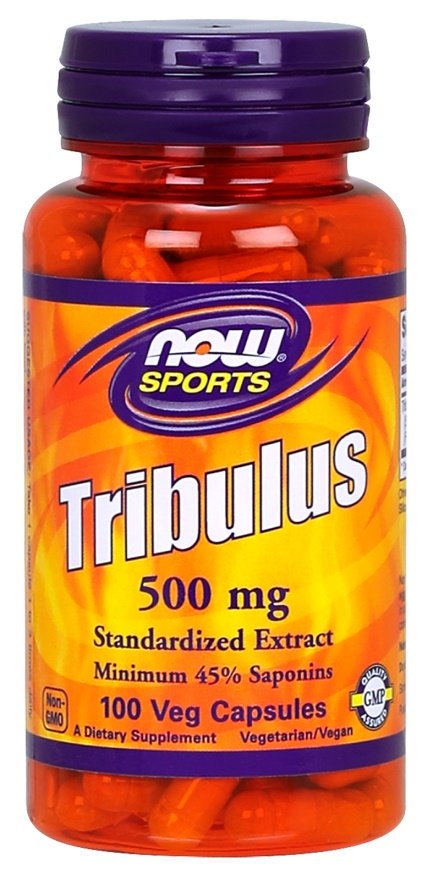 NOW Foods Tribulus, 500mg, vegetarinės kapsulės, sporto papildas