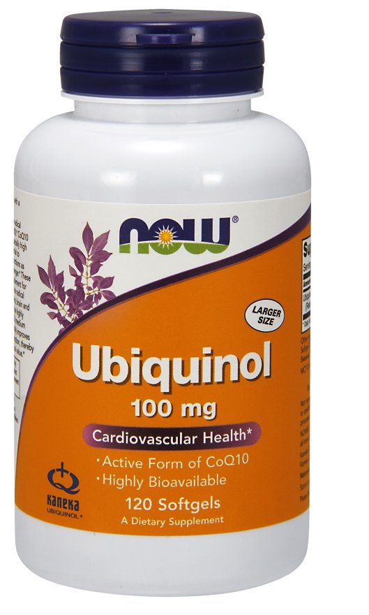 NOW Foods Ubiquinol, 100 mg - 120 kapsulas