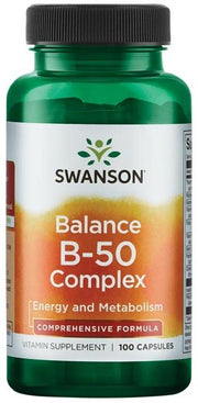 Swanson Balance B-50 kapsulės, vitaminų ir mineralų papildas