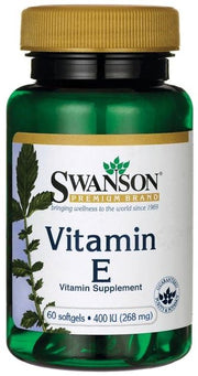 Swanson E vitamīns, 400 SV - 60 kapsulas
