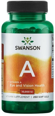 Swanson A vitamīns, 10 000 SV - 250 kapsulas